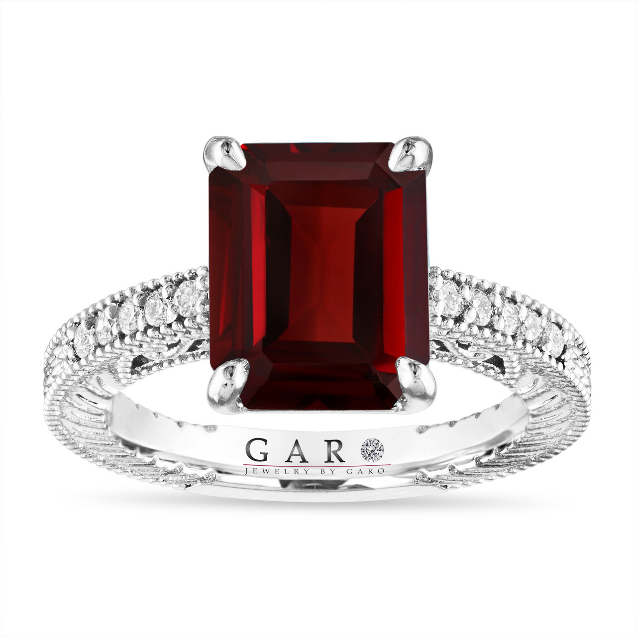 Gem Stone King 18K Rose Gold Plated Silver Sky Blue Simulated Aquamarine  and Red Garnet Ring For Women (7.24 Cttw, 14X10MM Oval and 7X5MM Pear  Shape, Gemstone, Available In Size 5, 6, 7, 8, 9) - Walmart.com